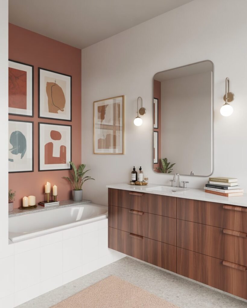 Wall art for bathroom aesthetic