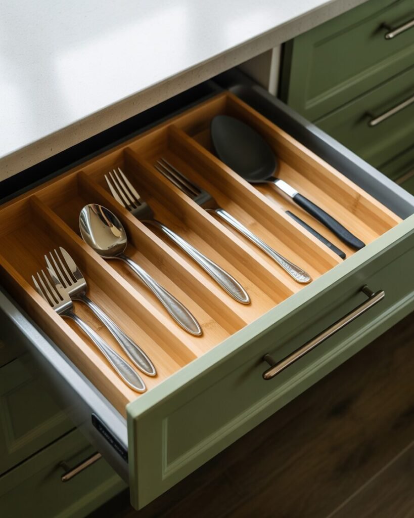 Kitchen organization hacks drawer dividers