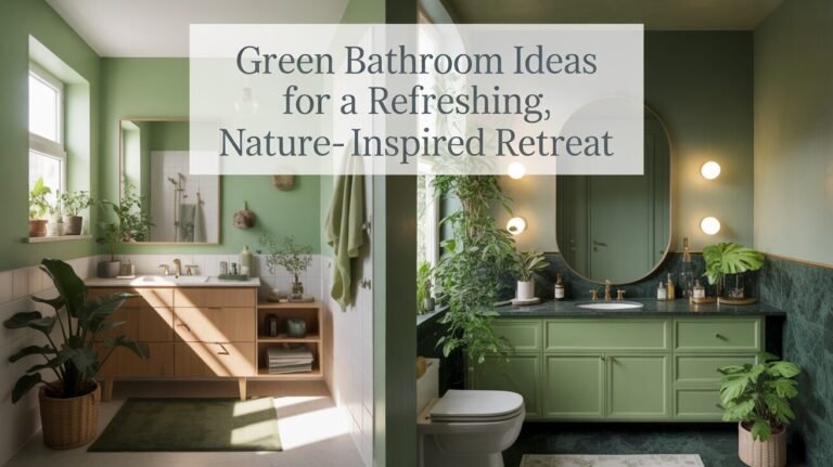 green bathroom ideas feature