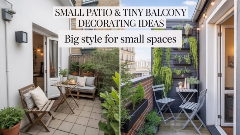 small patio for tiny balcony feature image