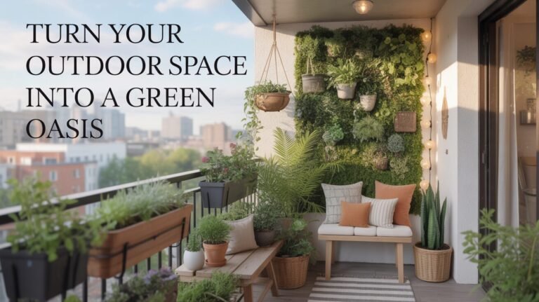 Apartment Balcony Garden Decor Ideas