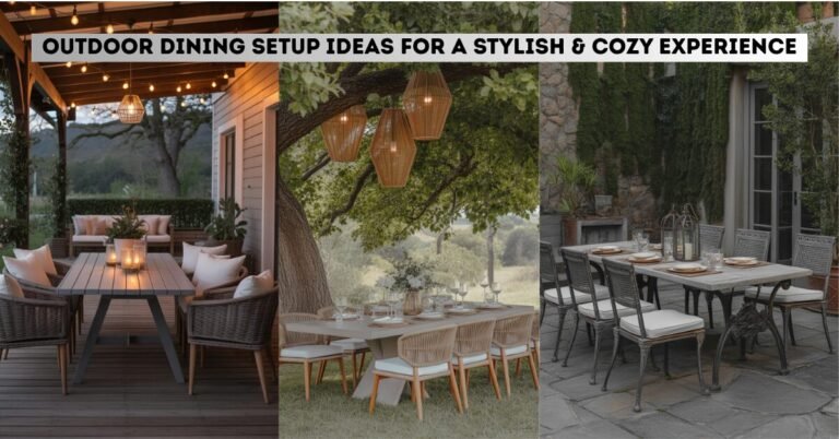Outdoor Dining Setup Ideas
