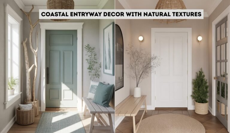 Modern Coastal Entryway Decor