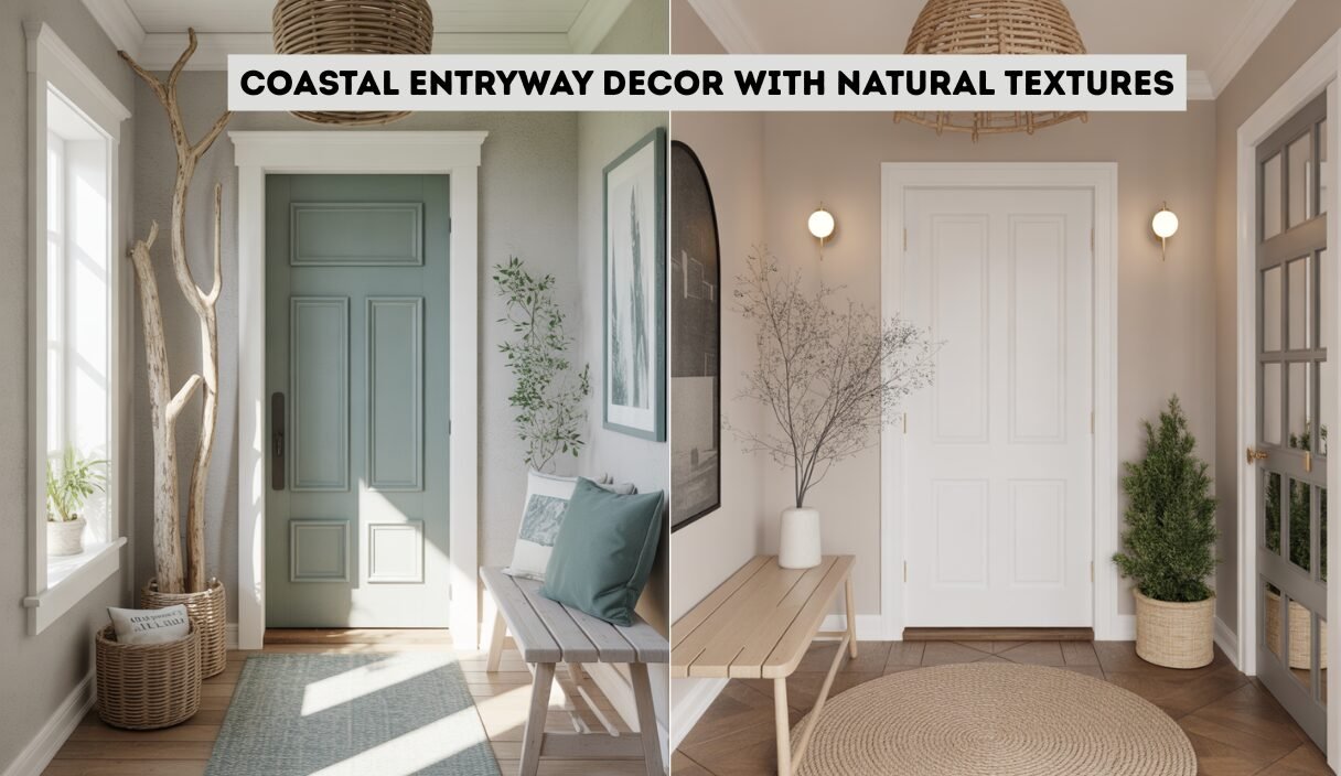 Modern Coastal Entryway Decor