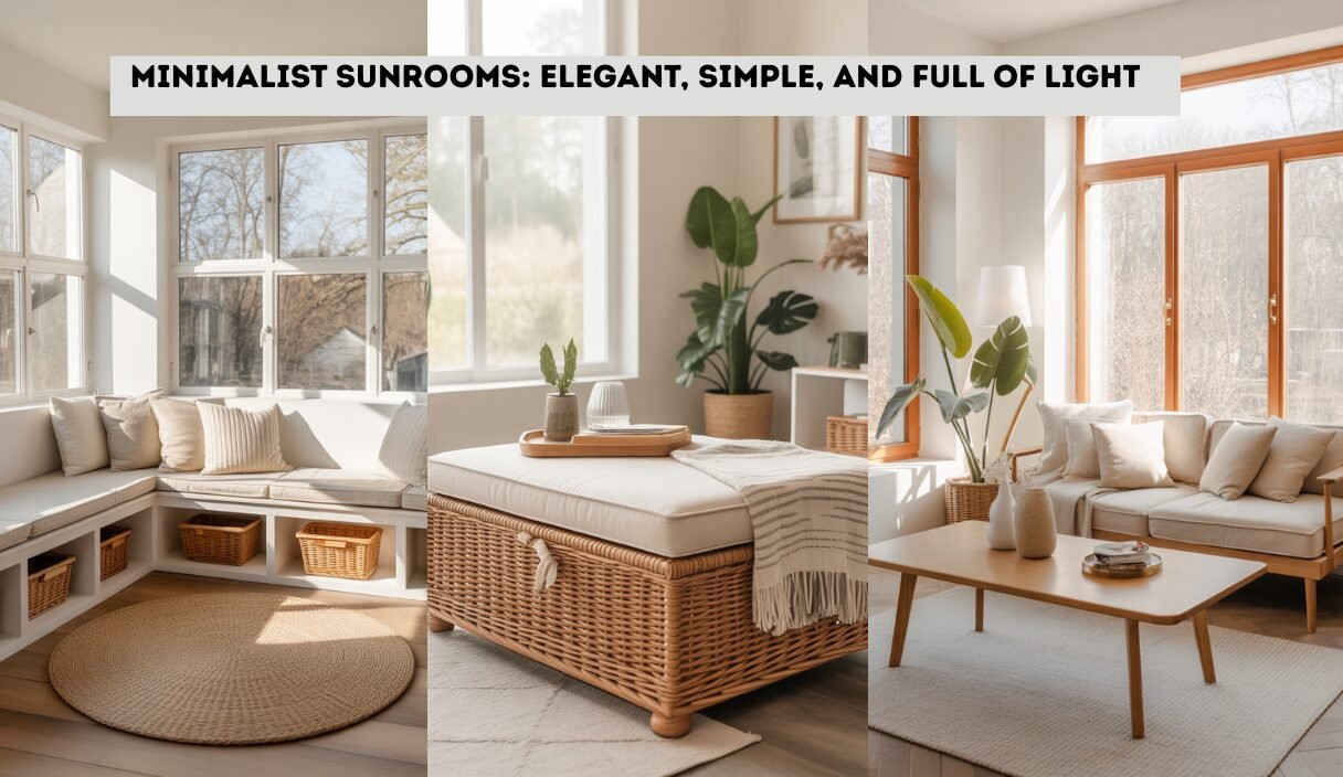 Minimalist Sunrooms