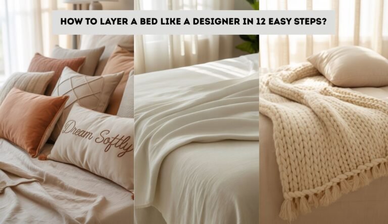how to layer a bed like a designer