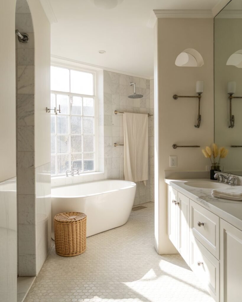 Spa-like bathroom ideas with stone