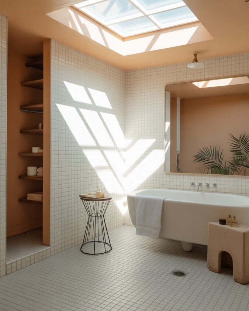 Spa-like bathroom ideas natural light