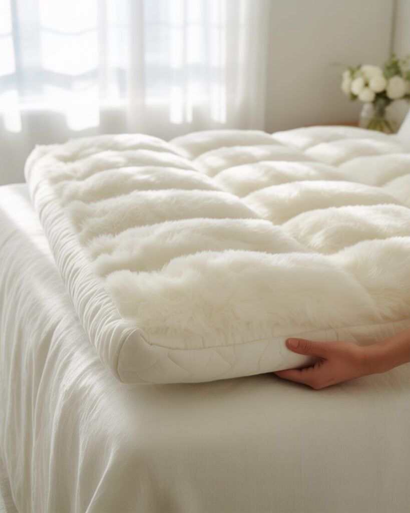 Flat sheet layered bed design.