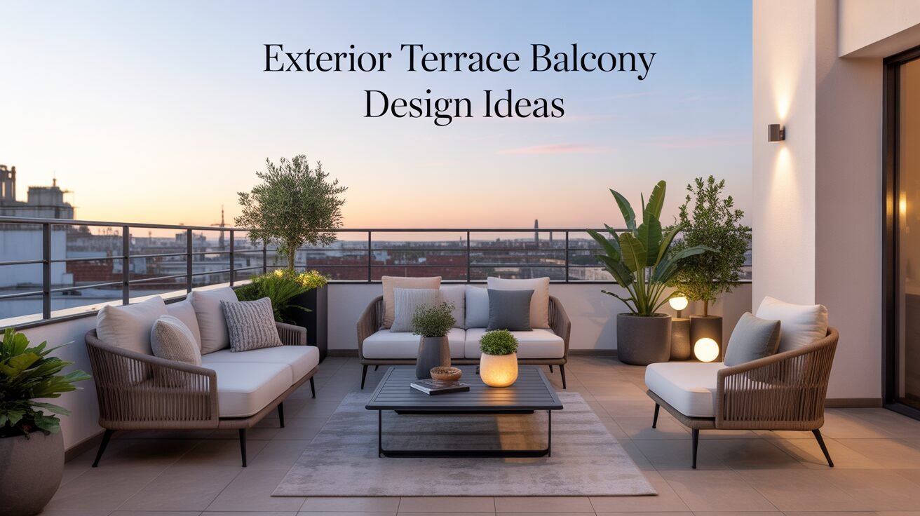 Exterior Terrace Balcony Design Ideas