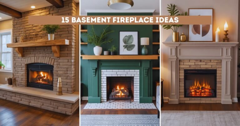 15 Basement Fireplace Ideas for Cozy Living Spaces