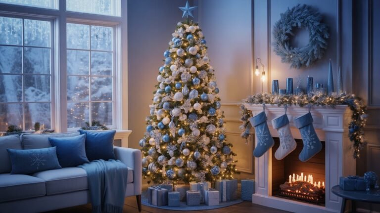 Blue Christmas Decor Ideas