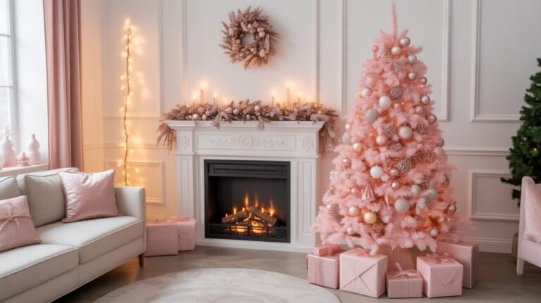 Pink Christmas Decoration Ideas