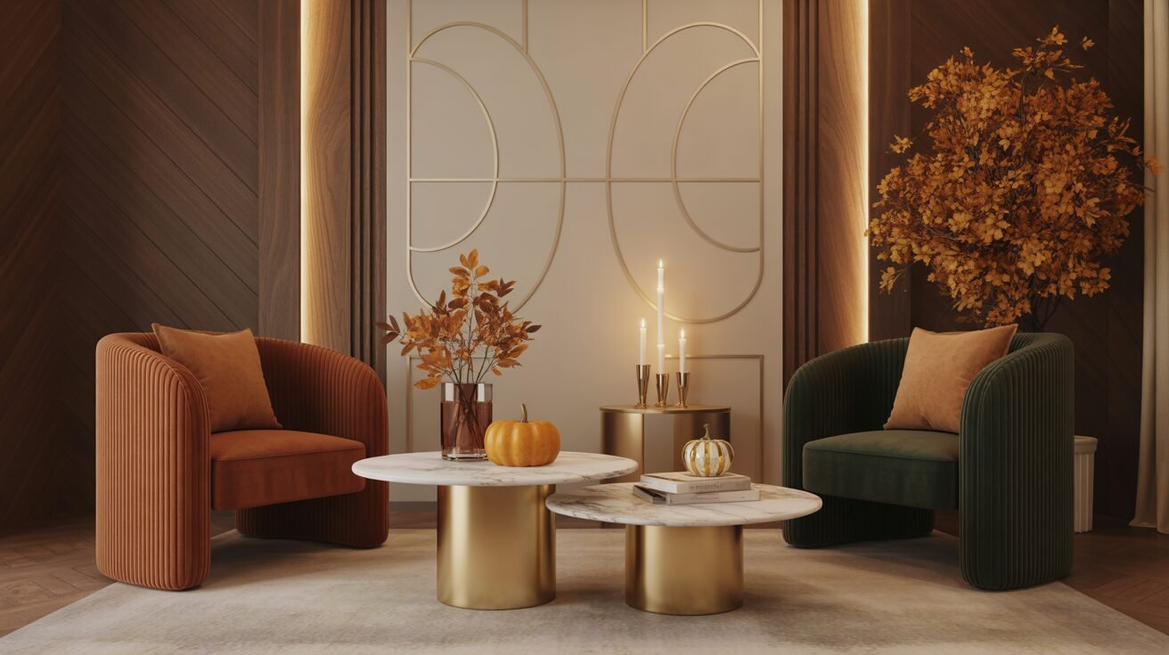 Autumn Art Deco Accents