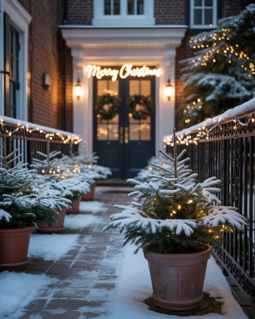 Stunning Christmas Entryway Ideas to Welcome Guests in Style