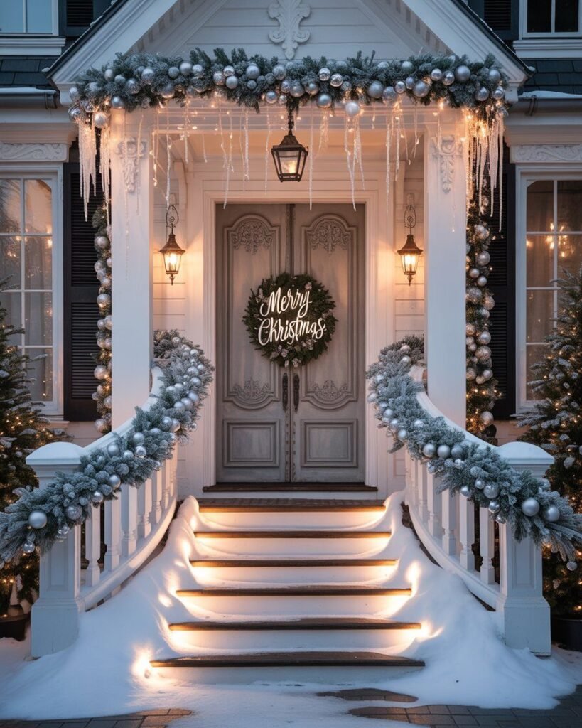 Stunning Christmas Entryway Ideas to Welcome Guests in Style