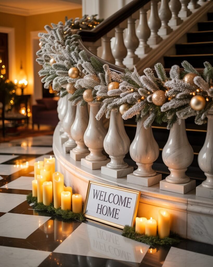 Stunning Christmas Entryway Ideas to Welcome Guests in Style