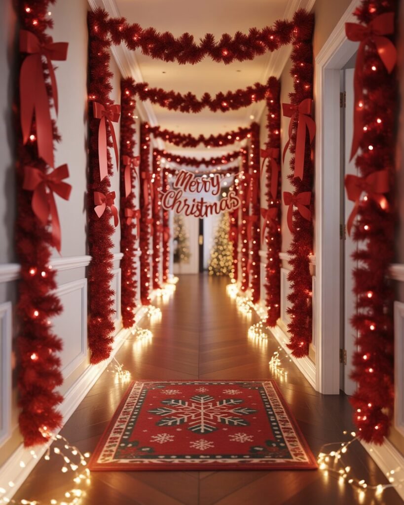 Stunning Christmas Entryway Ideas to Welcome Guests in Style