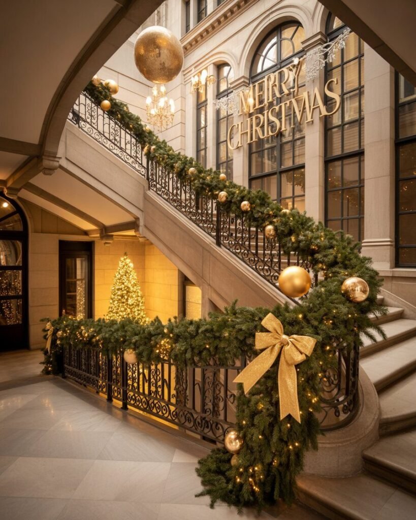 Stunning Christmas Entryway Ideas to Welcome Guests in Style