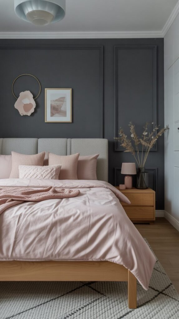 13 Chic Gray and Pink Bedroom Ideas for a Cozy & Elegant Look
