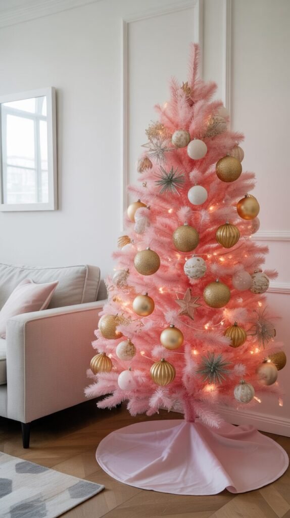 Pink Christmas Decoration Ideas