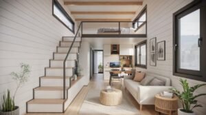 Modern Tiny House Loft Design Ideas